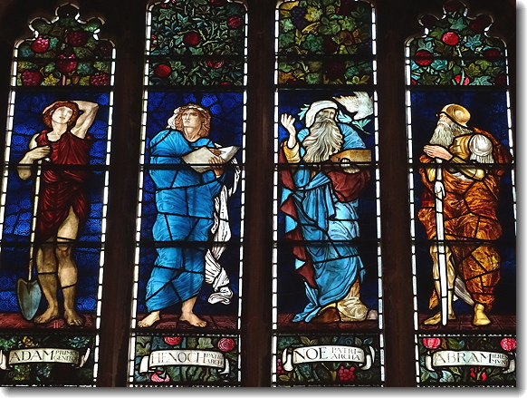 Adam, Enoch,
        Noah and Abraham